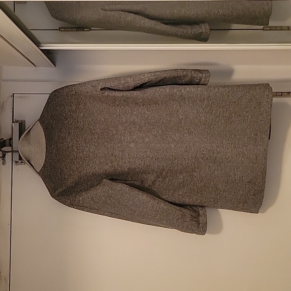 Relaxed fit grey coat - Picture 6 of 6